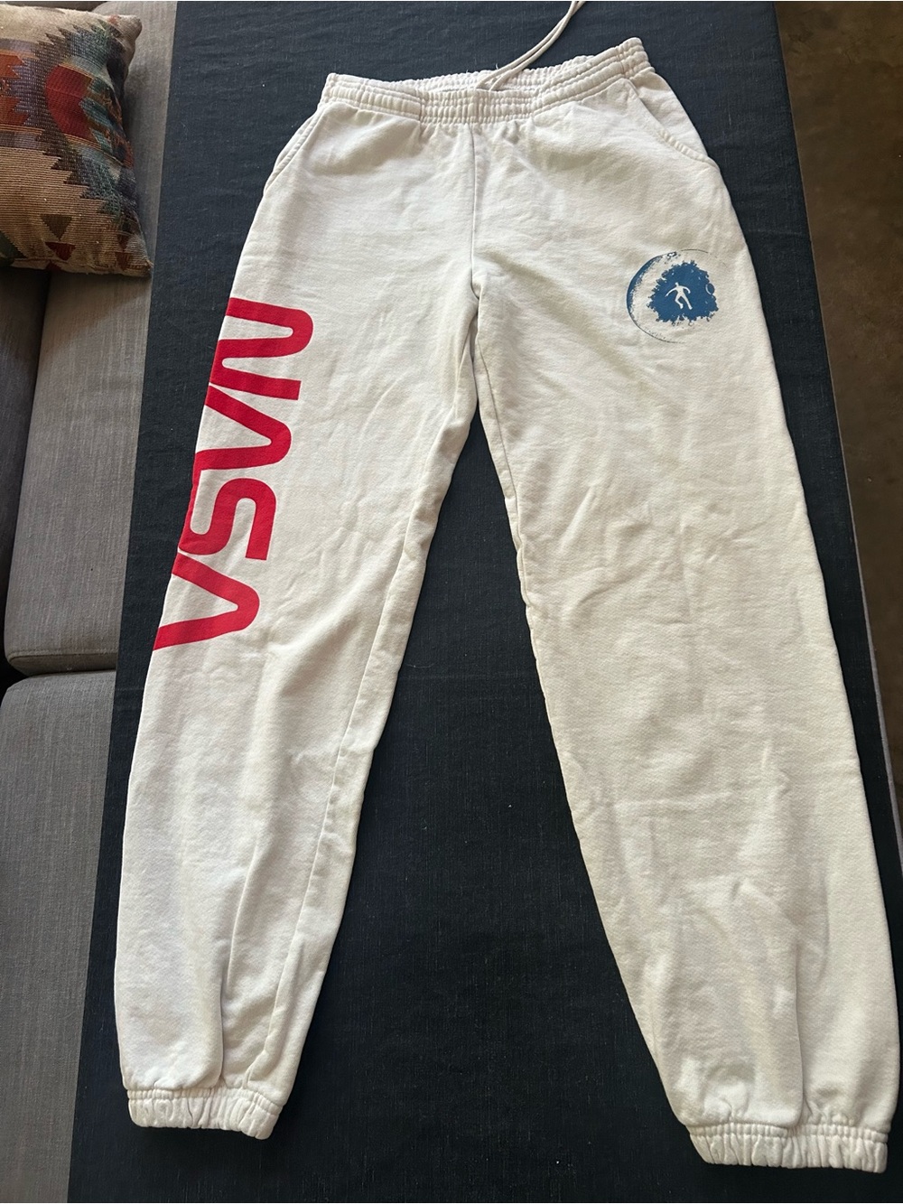 Kid Cudi To the Moon Tour 2022 Sweatpants NASA Logo Joggers
